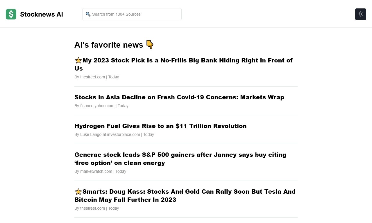 Stocknews AI