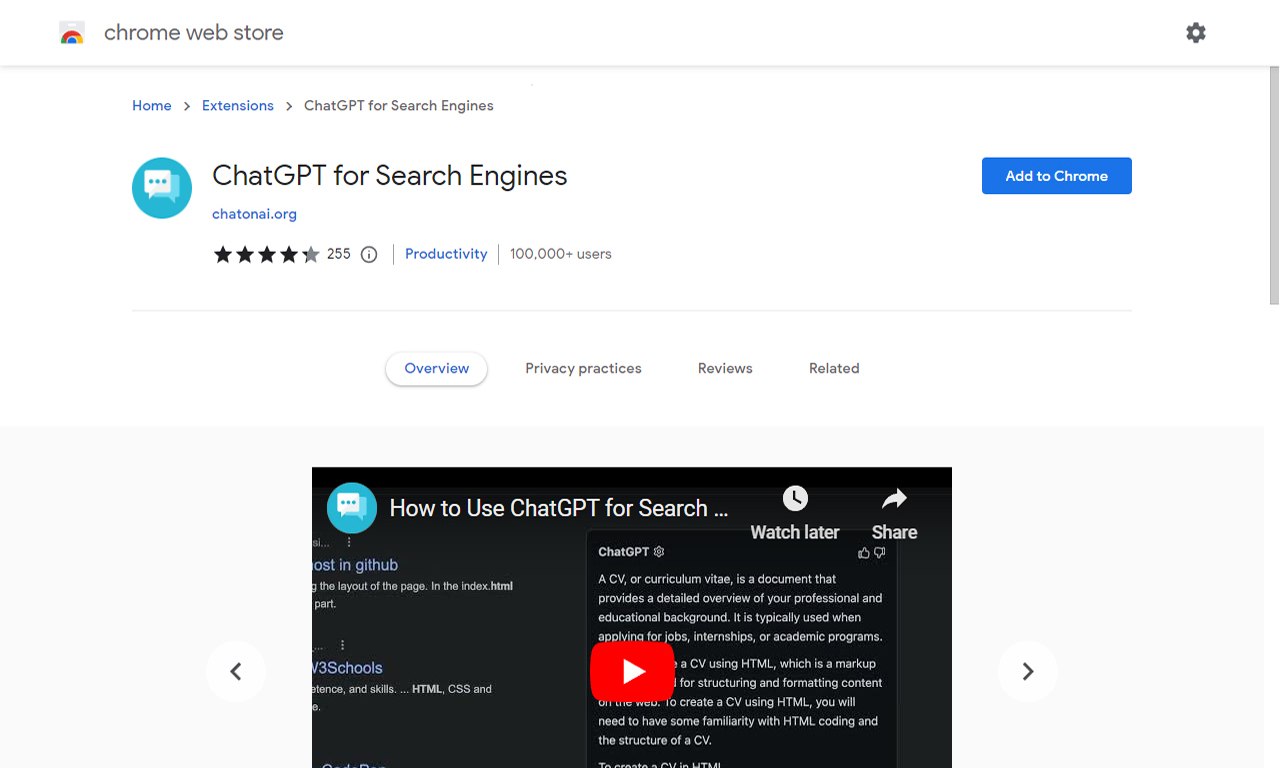 ChatGPT Chrome Extension