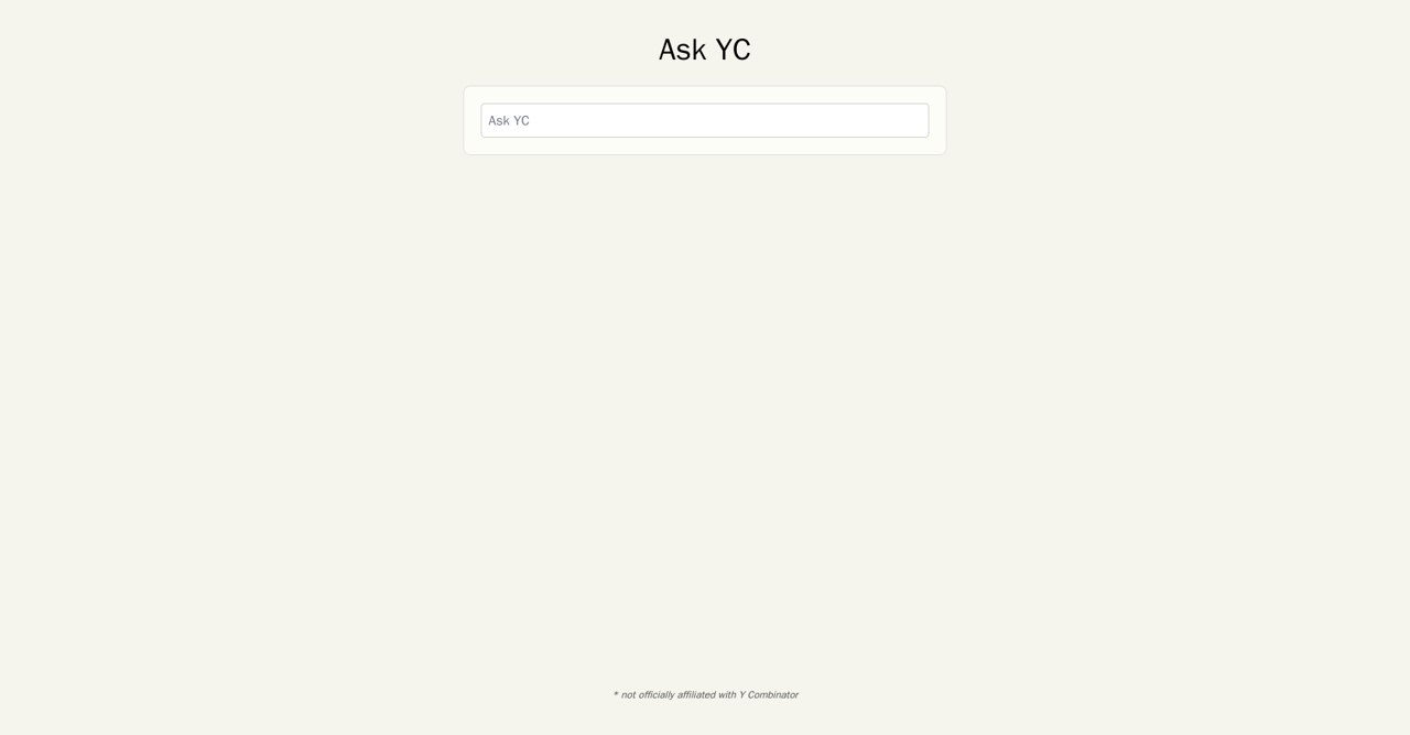 Ask YC