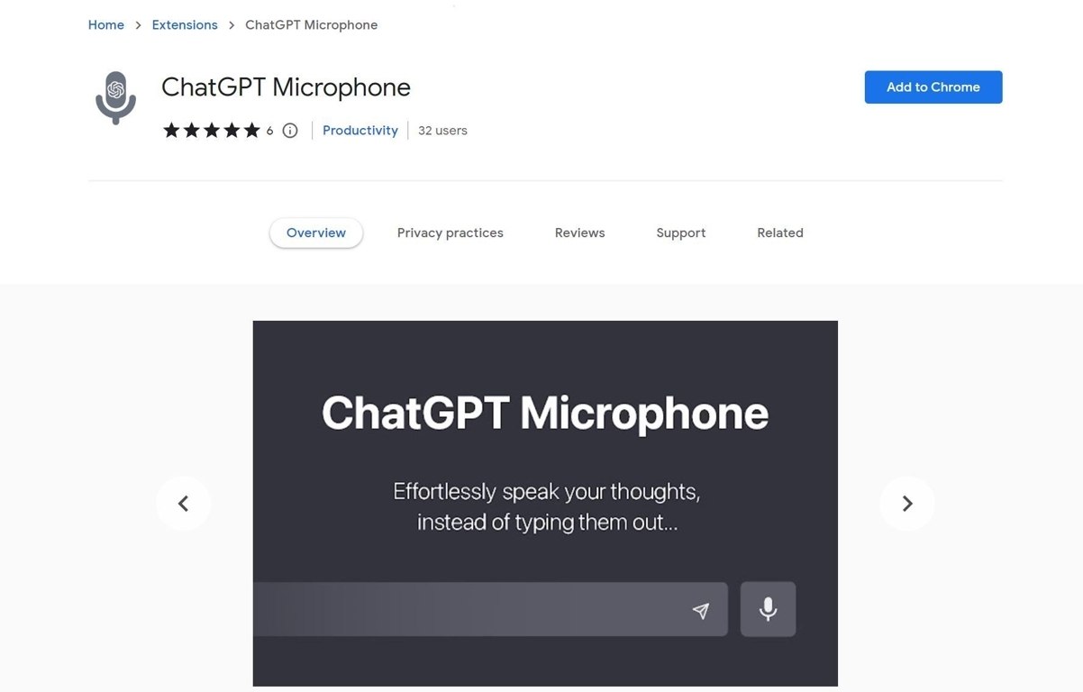 ChatGPT Microphone