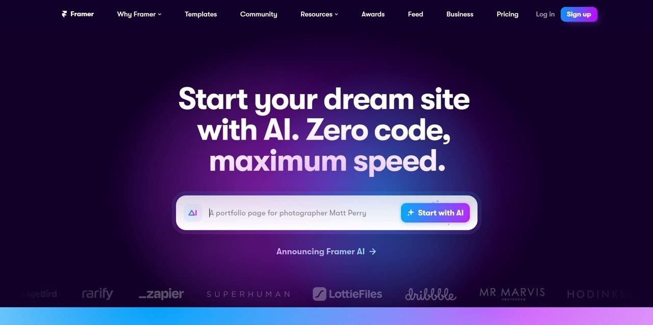 Framer AI