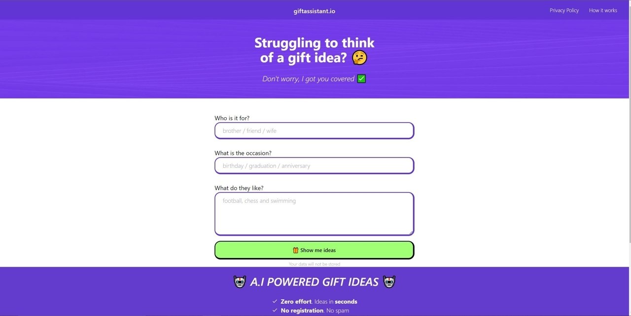 Giftassistant