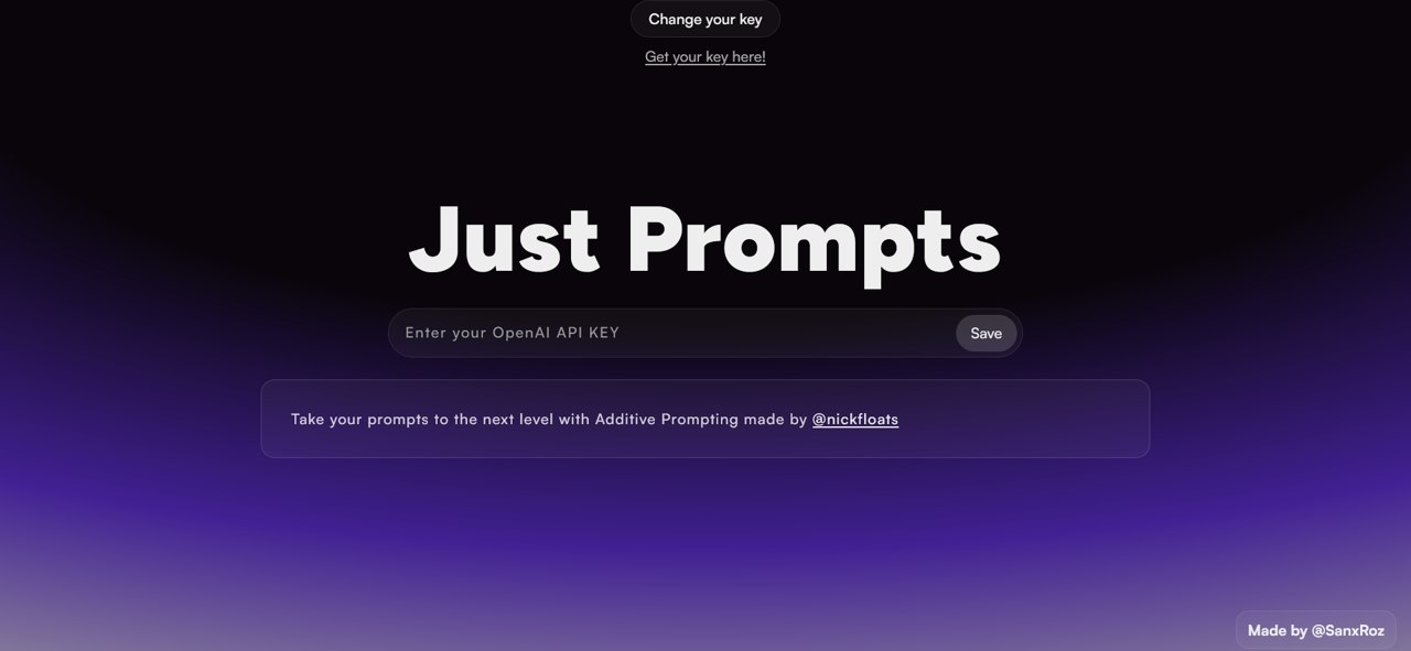 Just Prompts