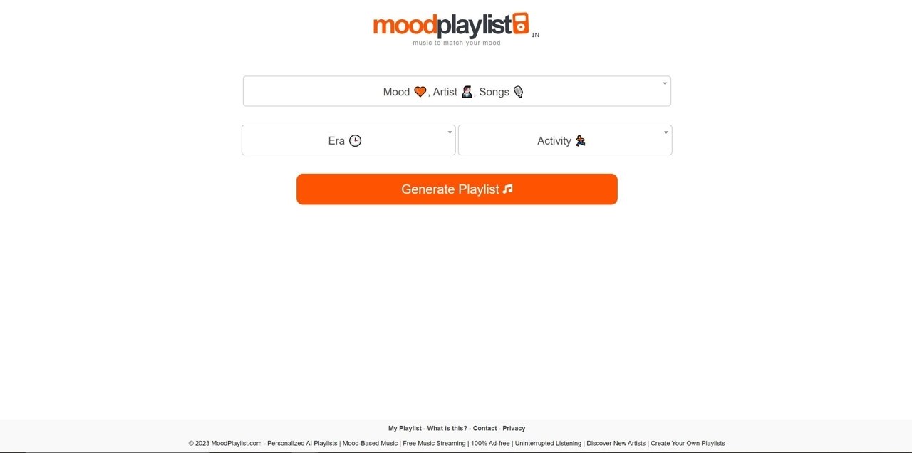 Moodplaylist.com