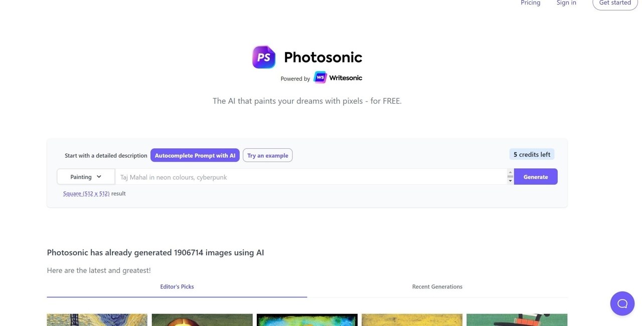 Photosonic AI