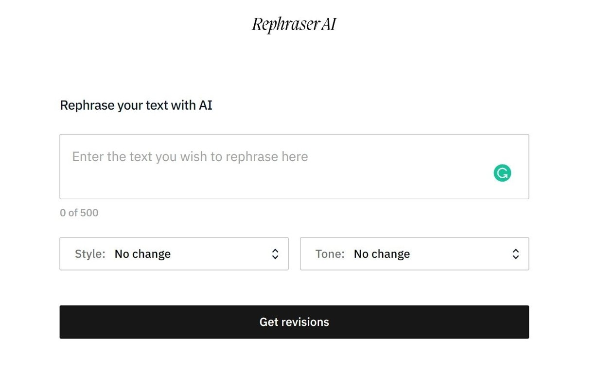 Rephraser AI