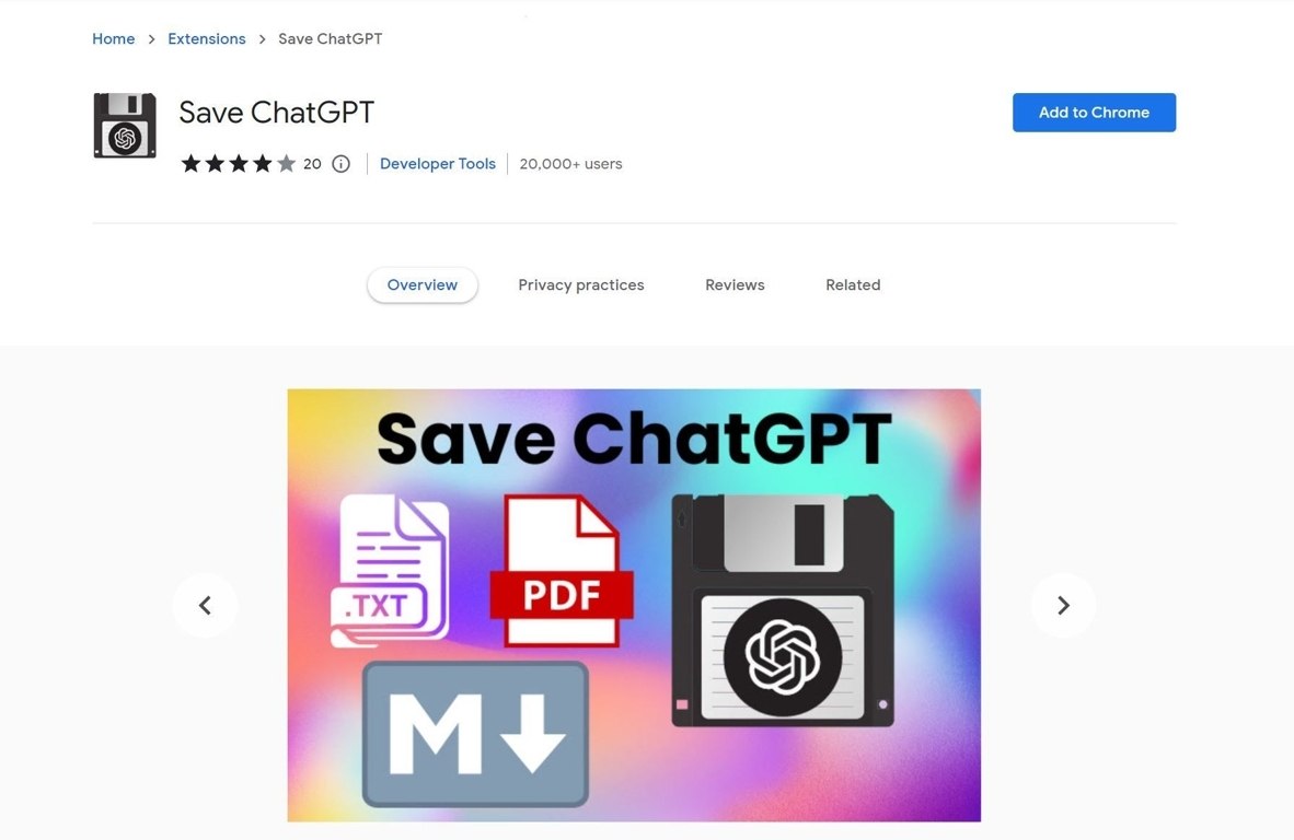 Save ChatGPT